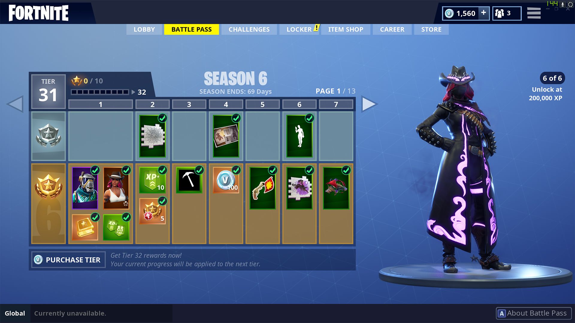 chapter 2 season 6 battle pass