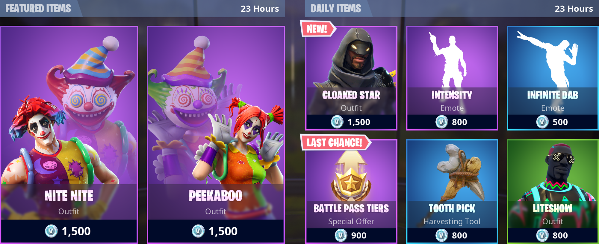 item shop rotation september 24th 2018 cloaked star - fortnite cloaked star back bling