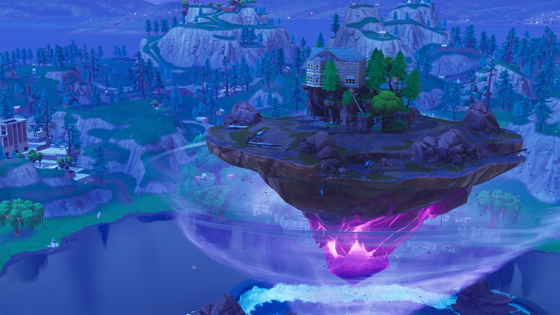 Fortnite Season 6 Loot Lake Floating Island Season 6 Map Changes Loot Lake Wailing Woods Haunted Castle Fortnite News