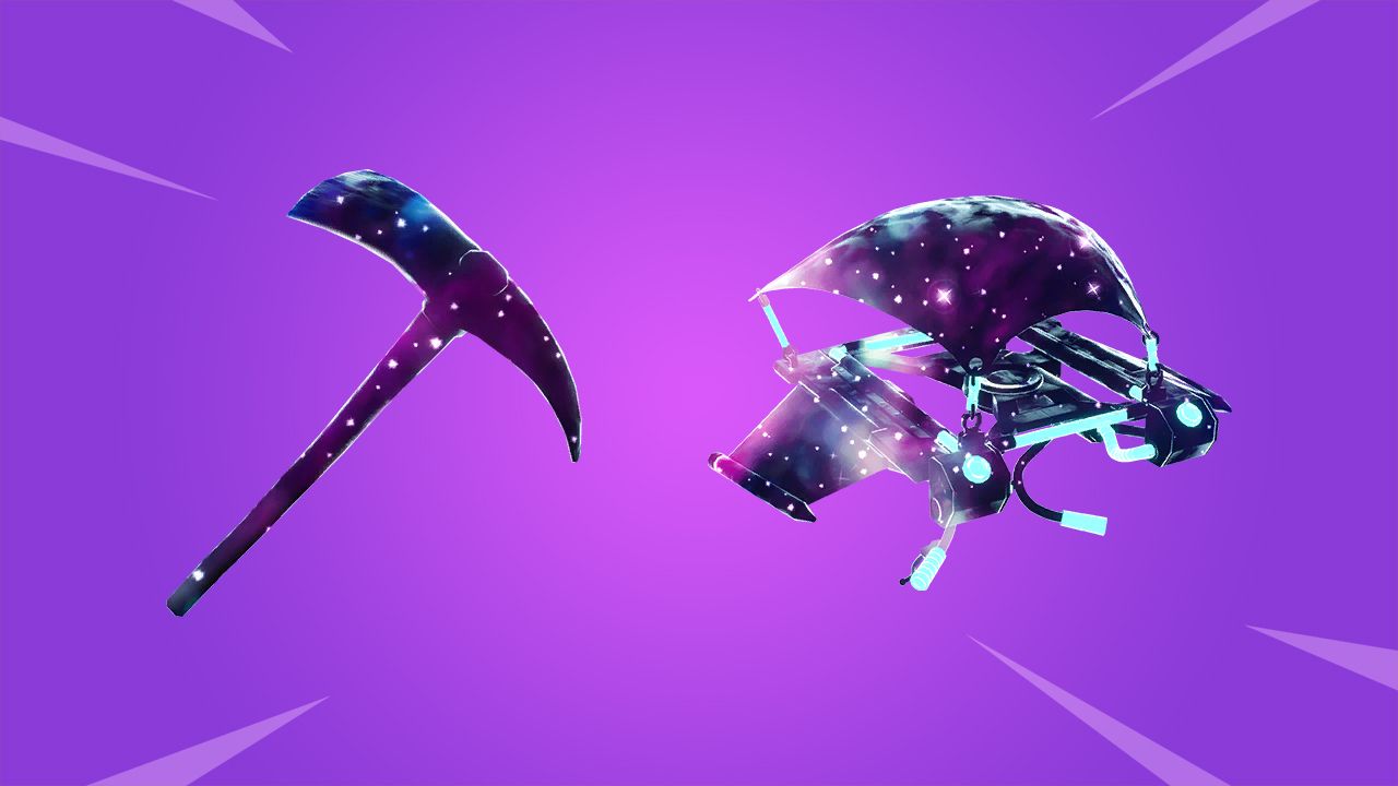 How To Get Galaxy Pickaxe Fortnite Galaxy Skin To Get A New Glider Pickaxe And Back Bling Fortnite News