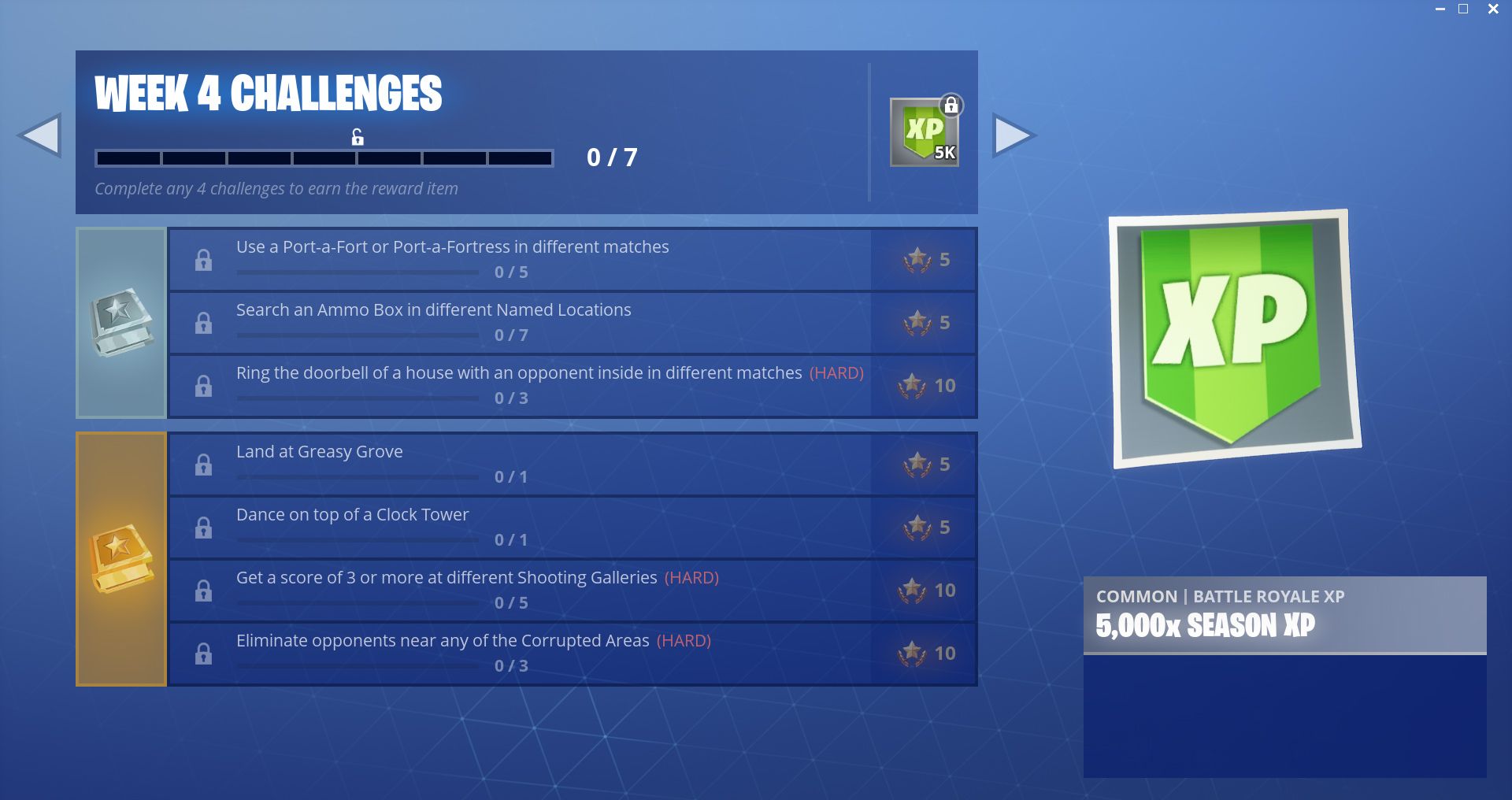 Season 6 - Week 4 challenges leaked