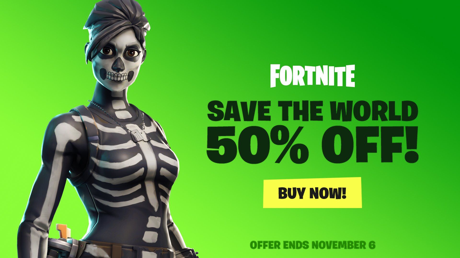 Save The World Is 50 Off Until November 6 Fortnite News - save the world is 50 off until november 6