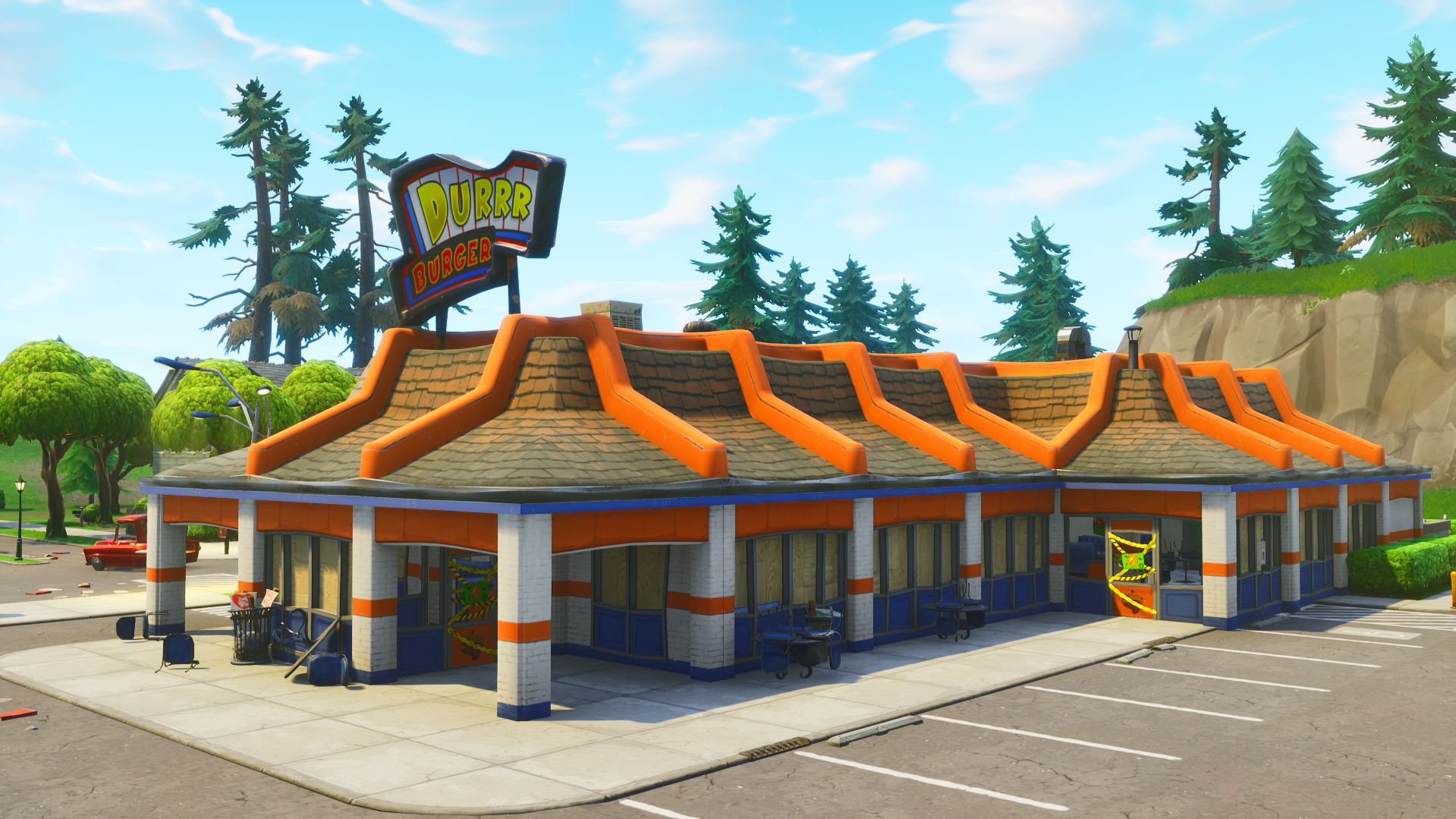 V6 22 Map Changes Keyboard King Durr Burger And More Fortnite News