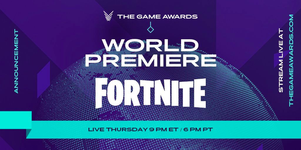 Fortnite announcement at The Game Awards is not "Season 7 launch", possibly an in-game event