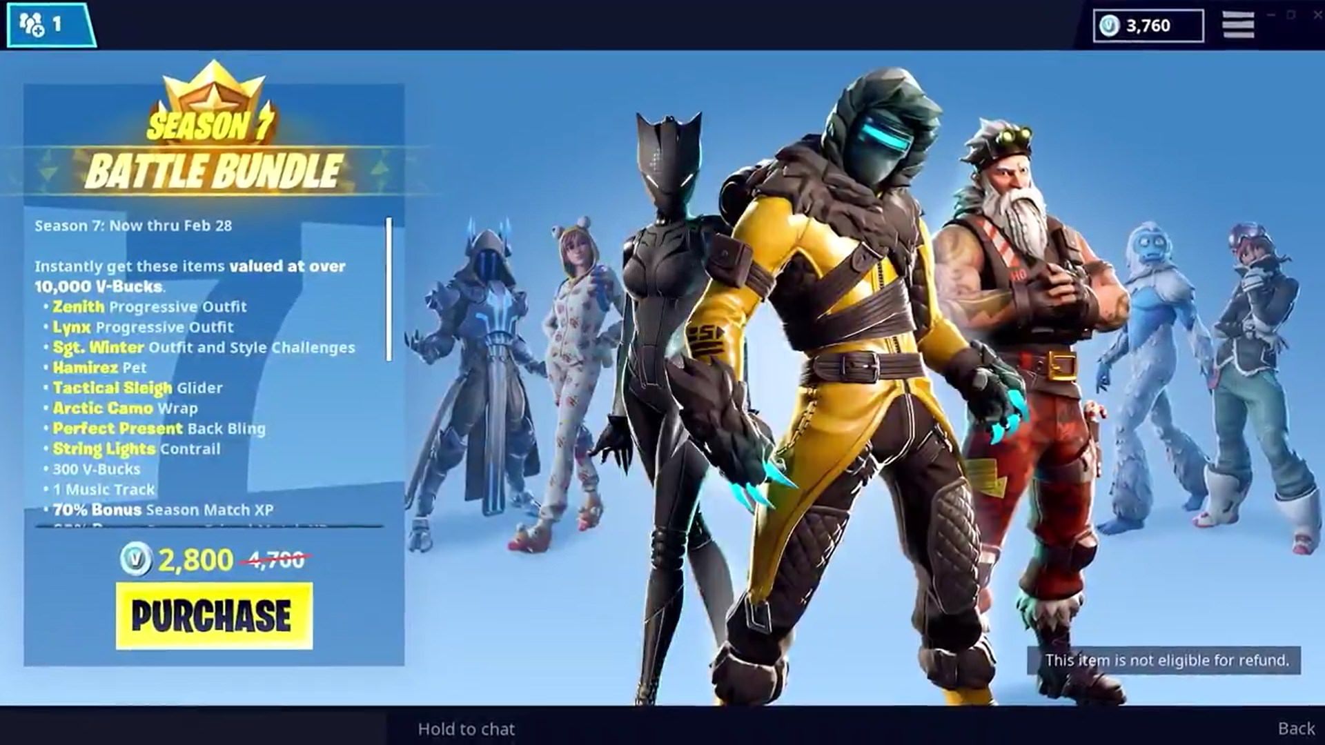 the video also shows the battle pass bundle which includes an exclusive skin - fortnite all season battle pass trailers