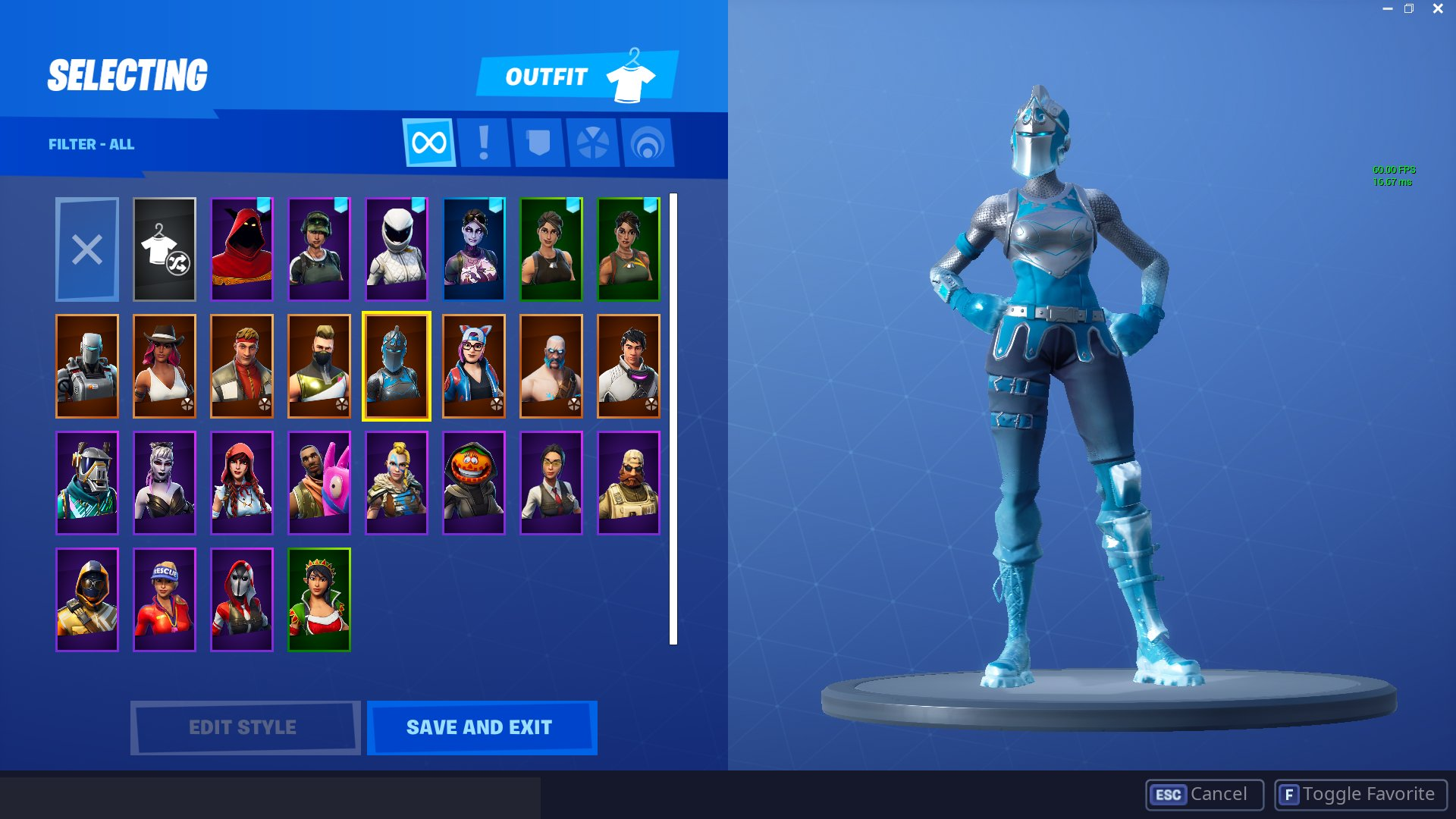 frozen red knight legendary - frozen pack fortnite