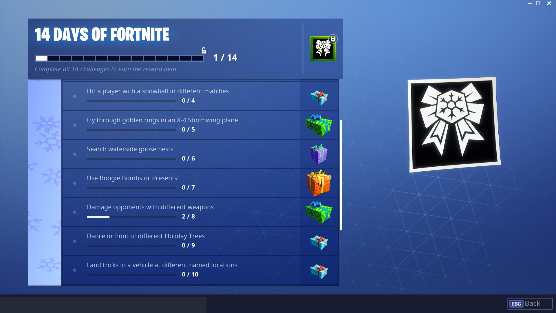 14 Days Of Fortnite Rewards Tricks Reward 14 Days Of Fortnite Day 10 Challenge Reward Fortnite News