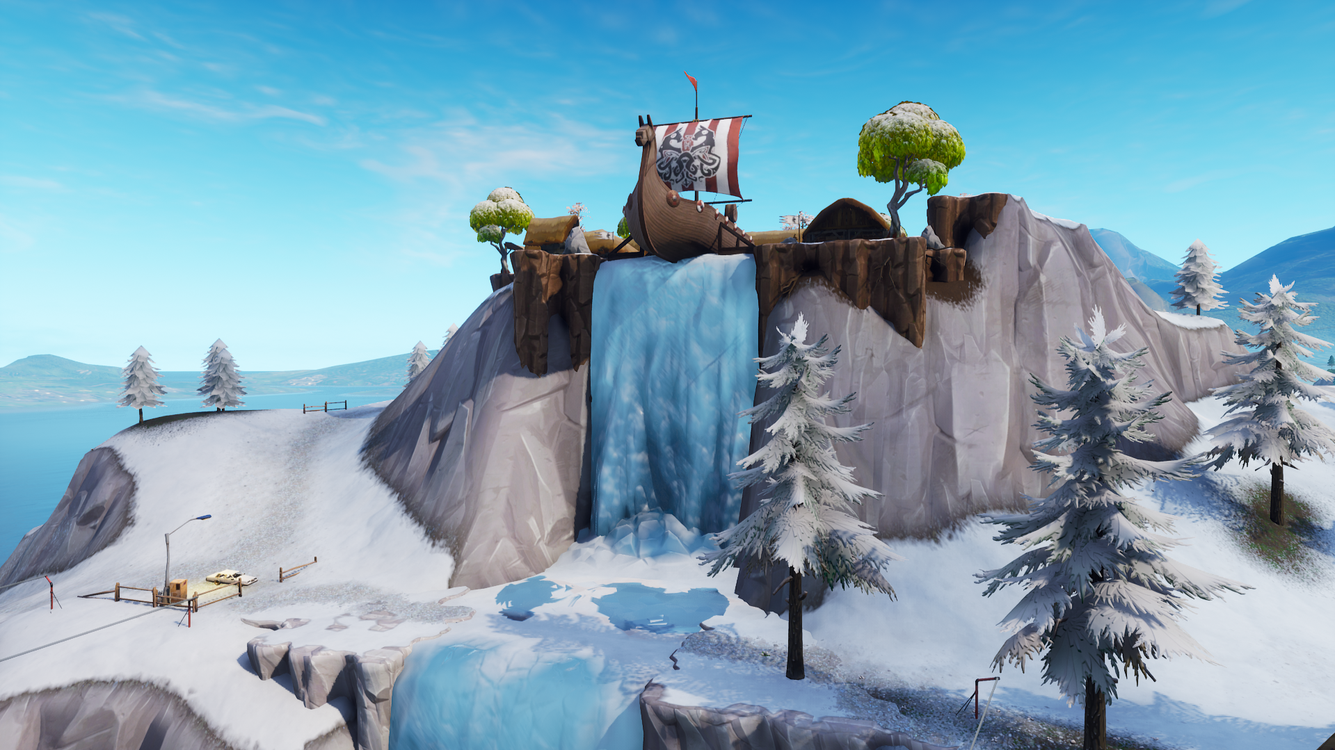 Season 7 Map Changes The Iceberg Greasy Grove Flooding More - viking village