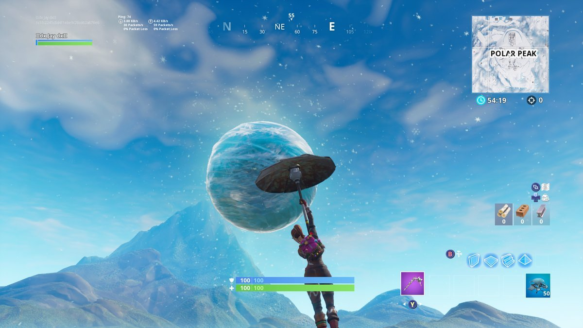 Leak Ice Storm Event Mooney Coming To Fortnite Fortnite News - it could possibly be an in game event that involves polar peak in which a floating ice sphere has been spotted