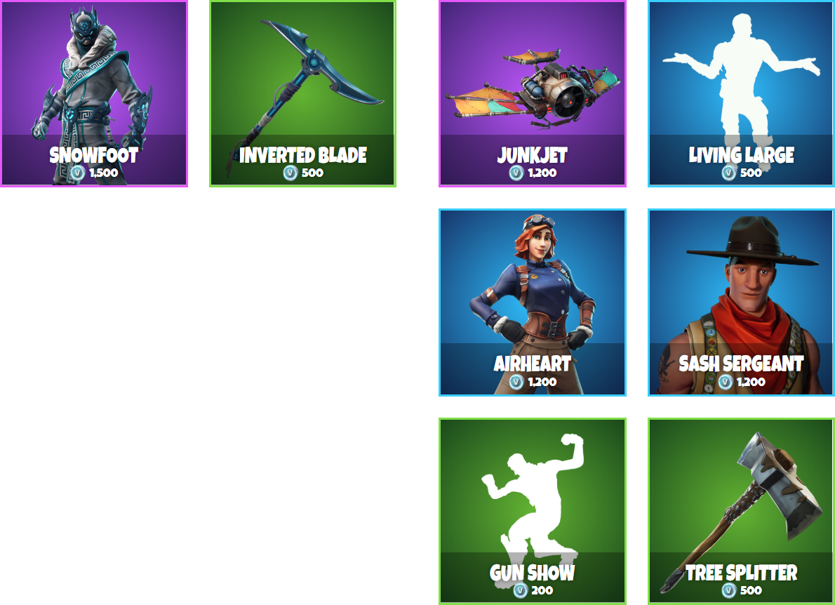 want to be reminded when a certain item returns to the shop check out our reminder system through discord over at fnbr co reminders fortnite s - fortnite v bucks shop heute