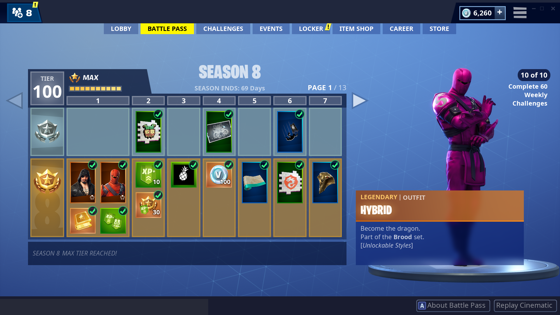 in case you missed it there s also a bunch of new item shop skins coming soon which were found in the game files click here to see those - fortnite week 4 free tier season 8