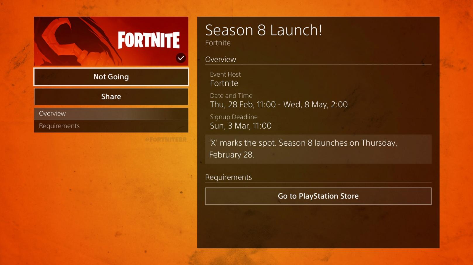 the description and image for the event don t give us anything else new regarding the season however - new fortnite teaser 3