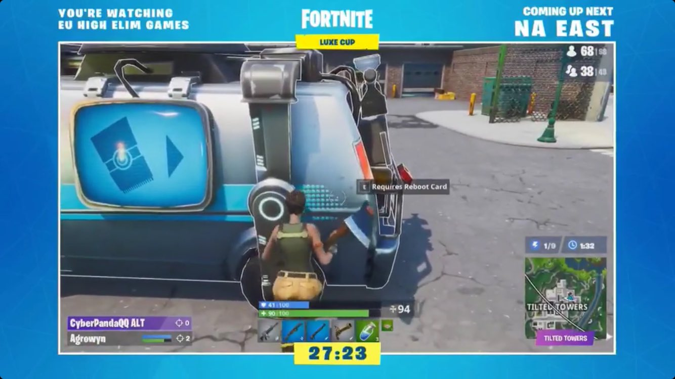 In-Game Glitch Shows Working Respawn Van During Fortnite Luxe Cup