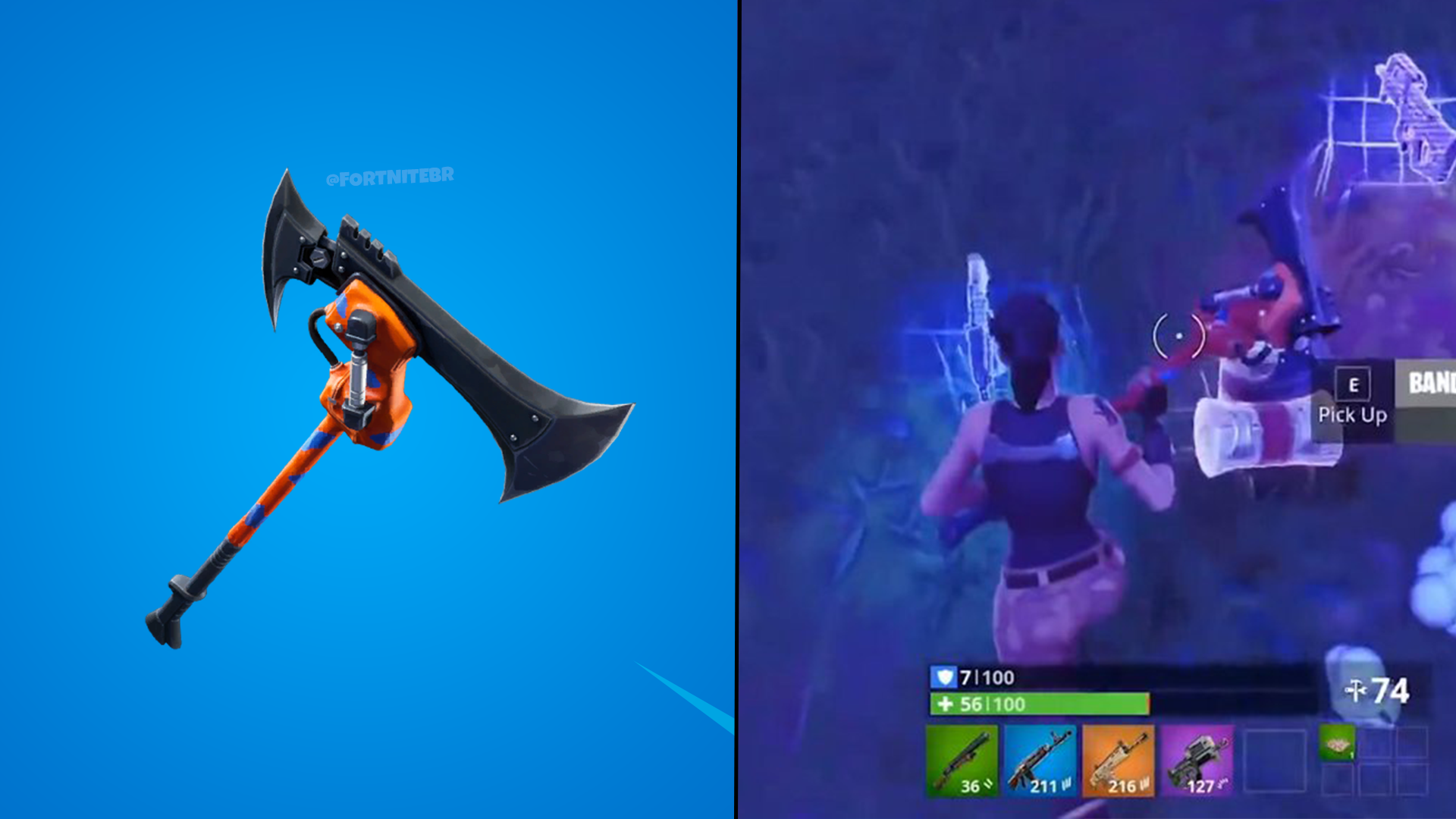 Many Unreleased Fortnite Cosmetics Are Being Used At The Esl - brute force pickaxe