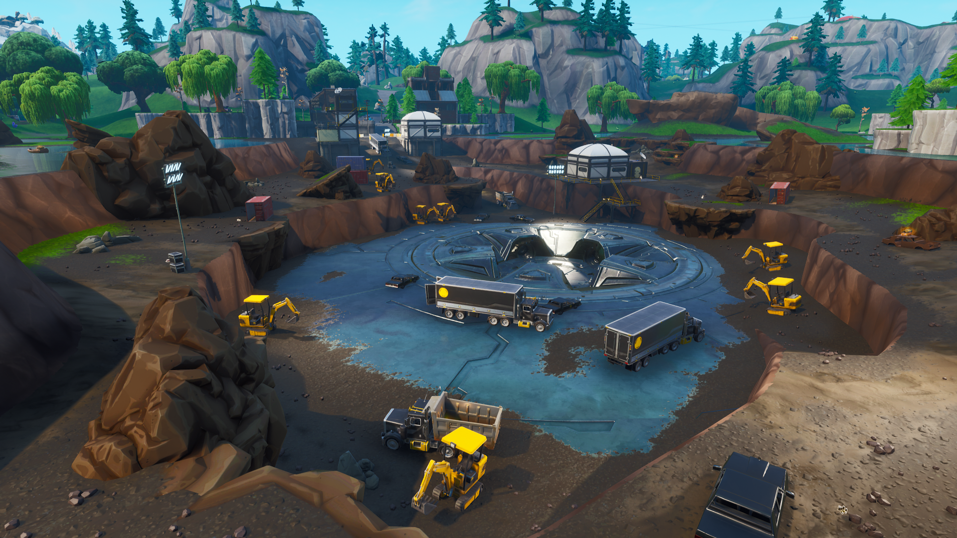 v8 40 map changes loot lake s secret the battle for retail row - fortnite volcano event map changes