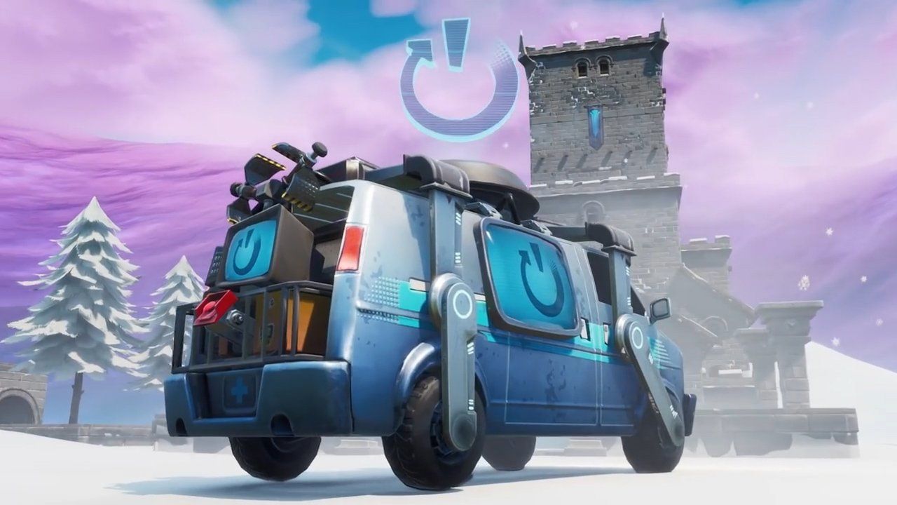 Van That Says Free V Bucks