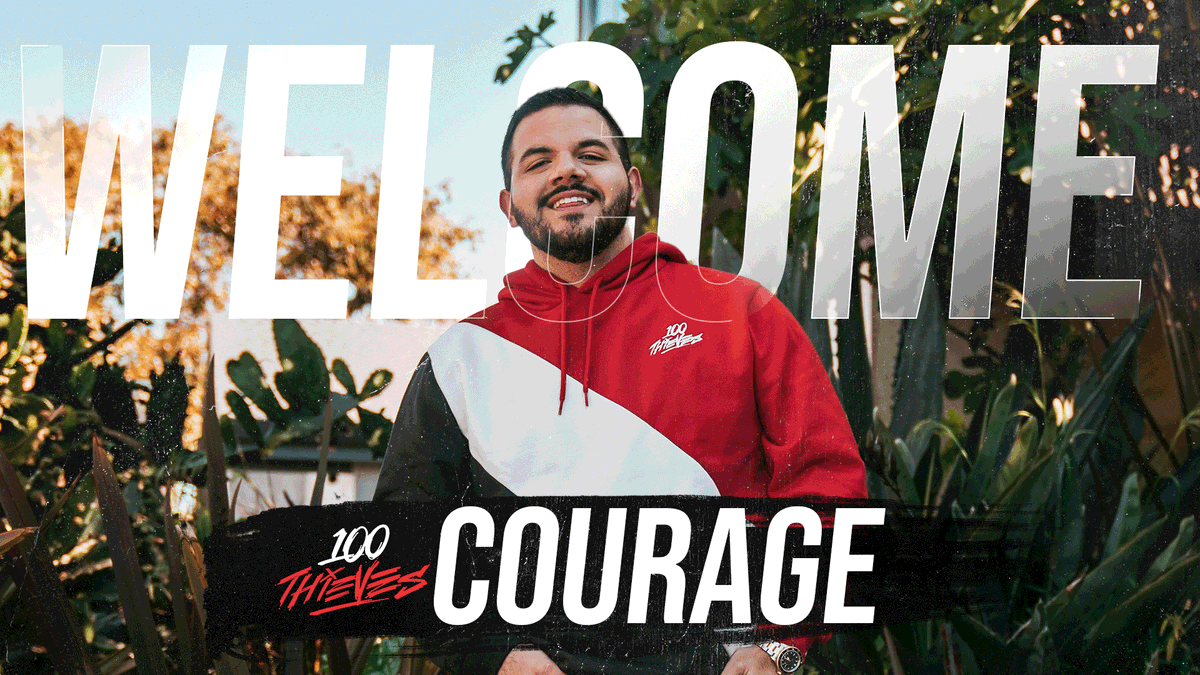 CouRage Joins 100 Thieves' Fortnite Content Creator Team