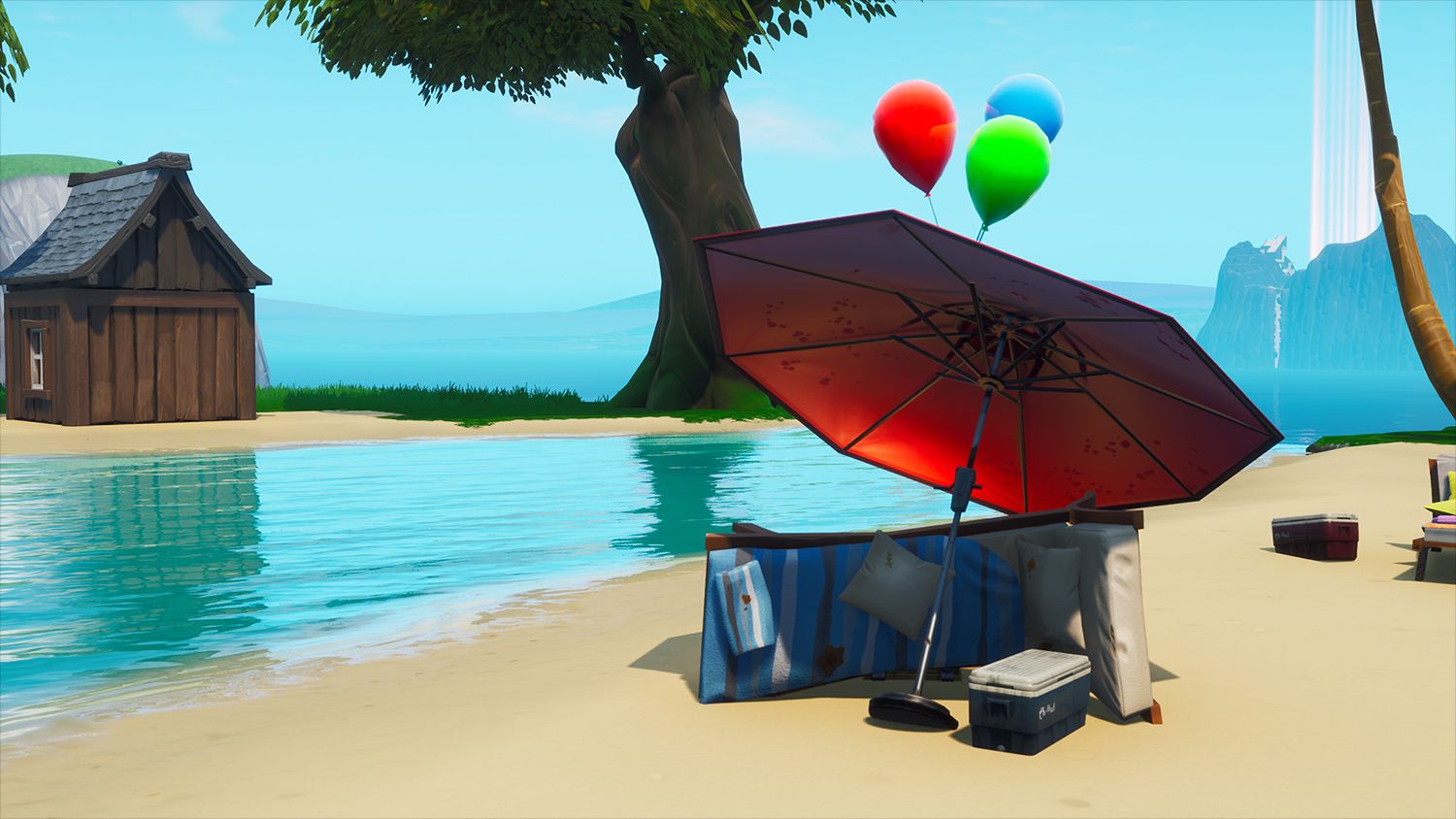 Fortnite 14 Days of Summer - Pop party balloon decorations location guide