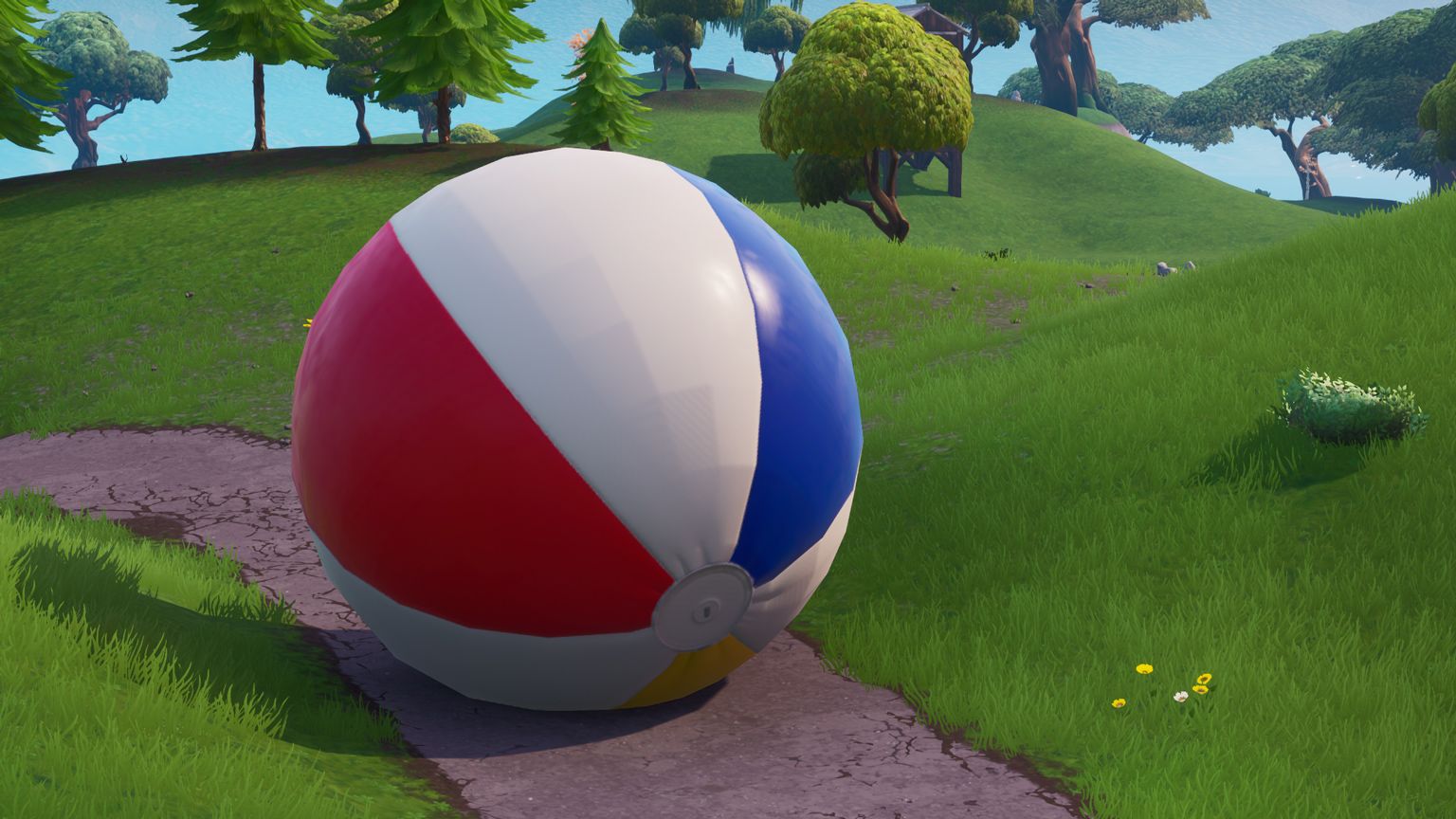 Fortnite 14 Days of Summer - Bounce a giant beach ball in different matches location guide