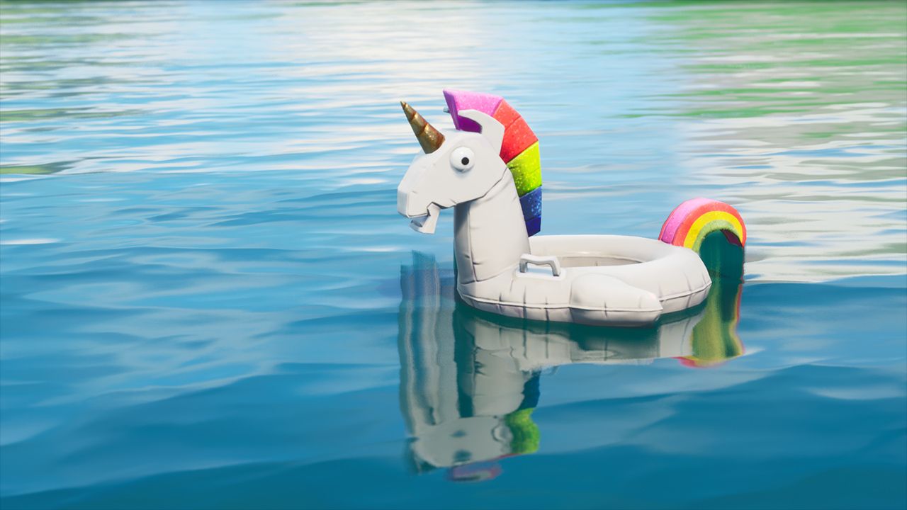 Fortnite 14 Days of Summer - Search unicorn floaties at swimming holes location guide
