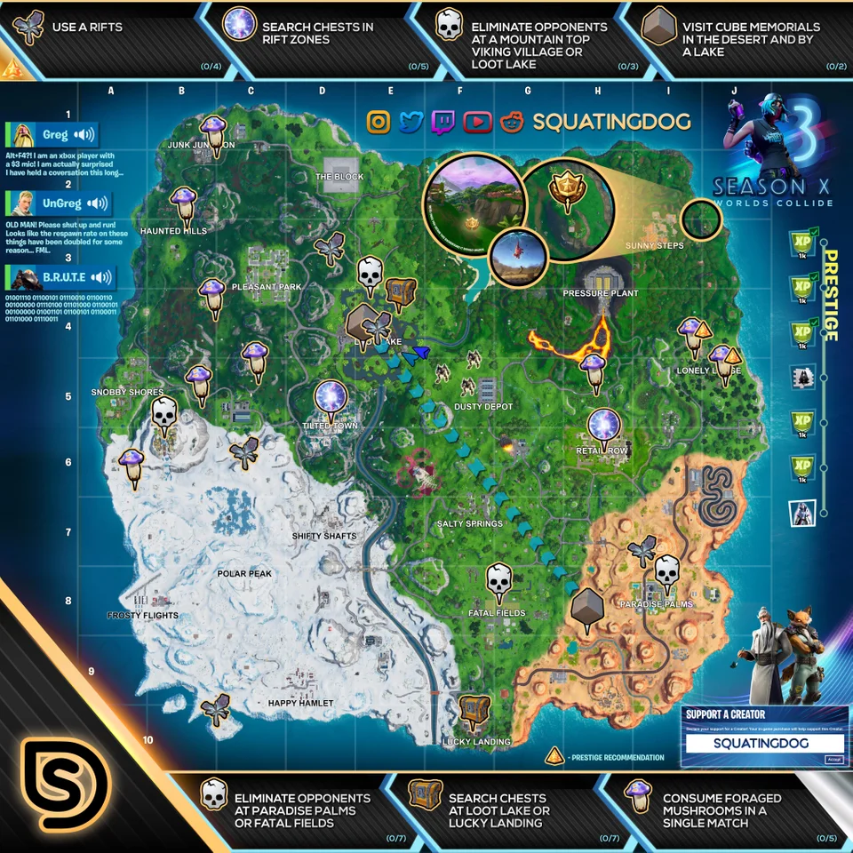 Fortnite Season X: Worlds Collide Mission | Fortnite News - 960 x 960 png 1841kB