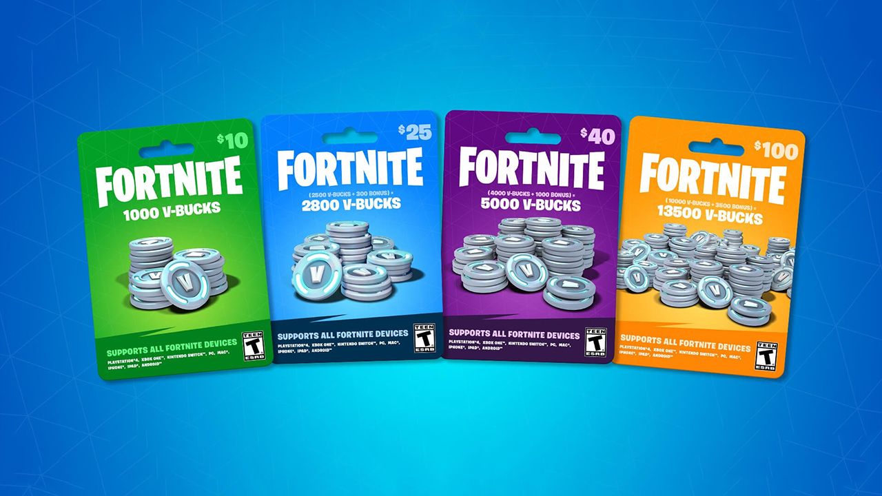 Fortnite Gift Card Canada V Bucks Gift Cards Coming To Retailers Soon Fortnite News