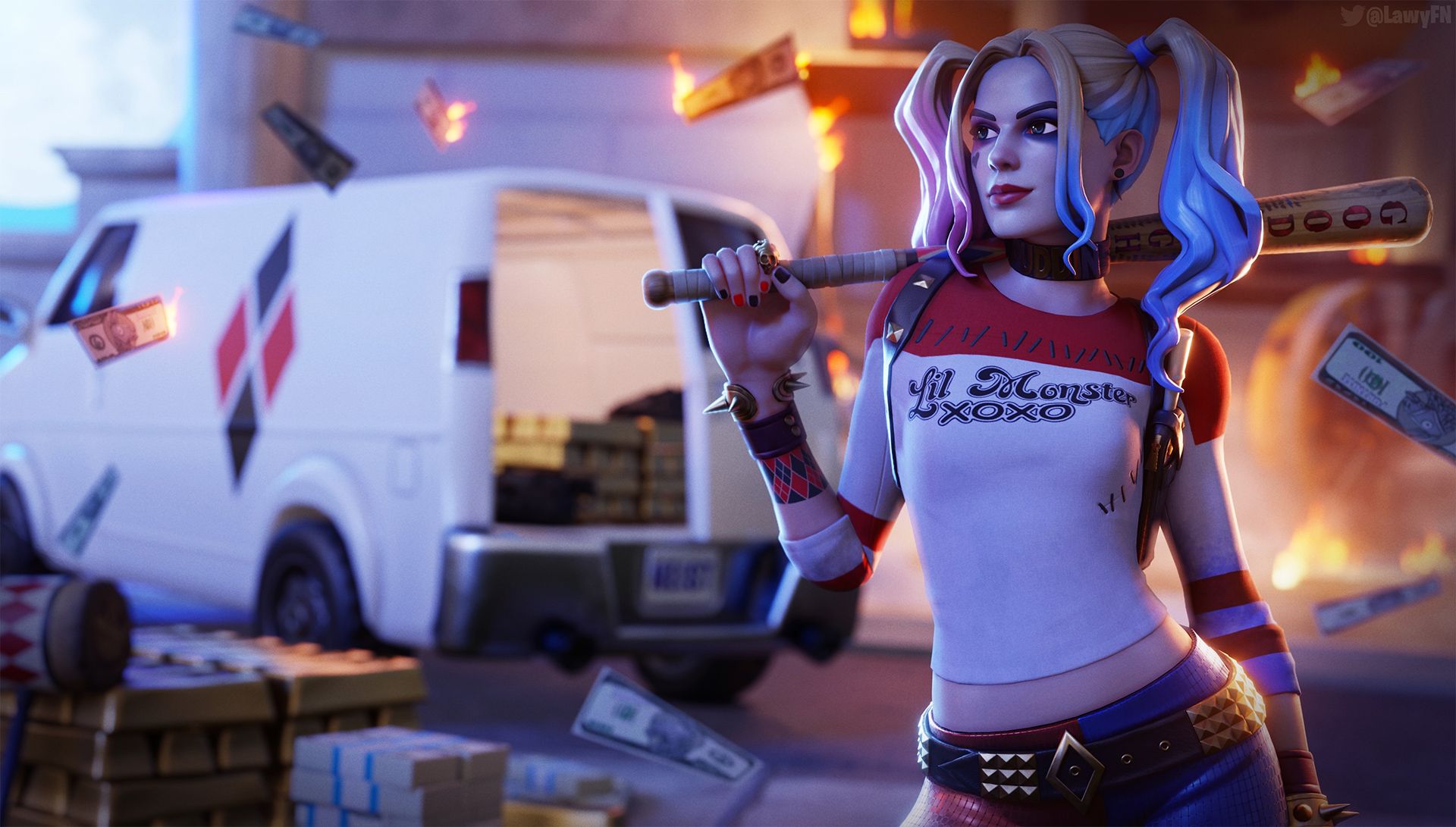 Harley Quinn arrives in the Fortnite Item Shop today, February 6