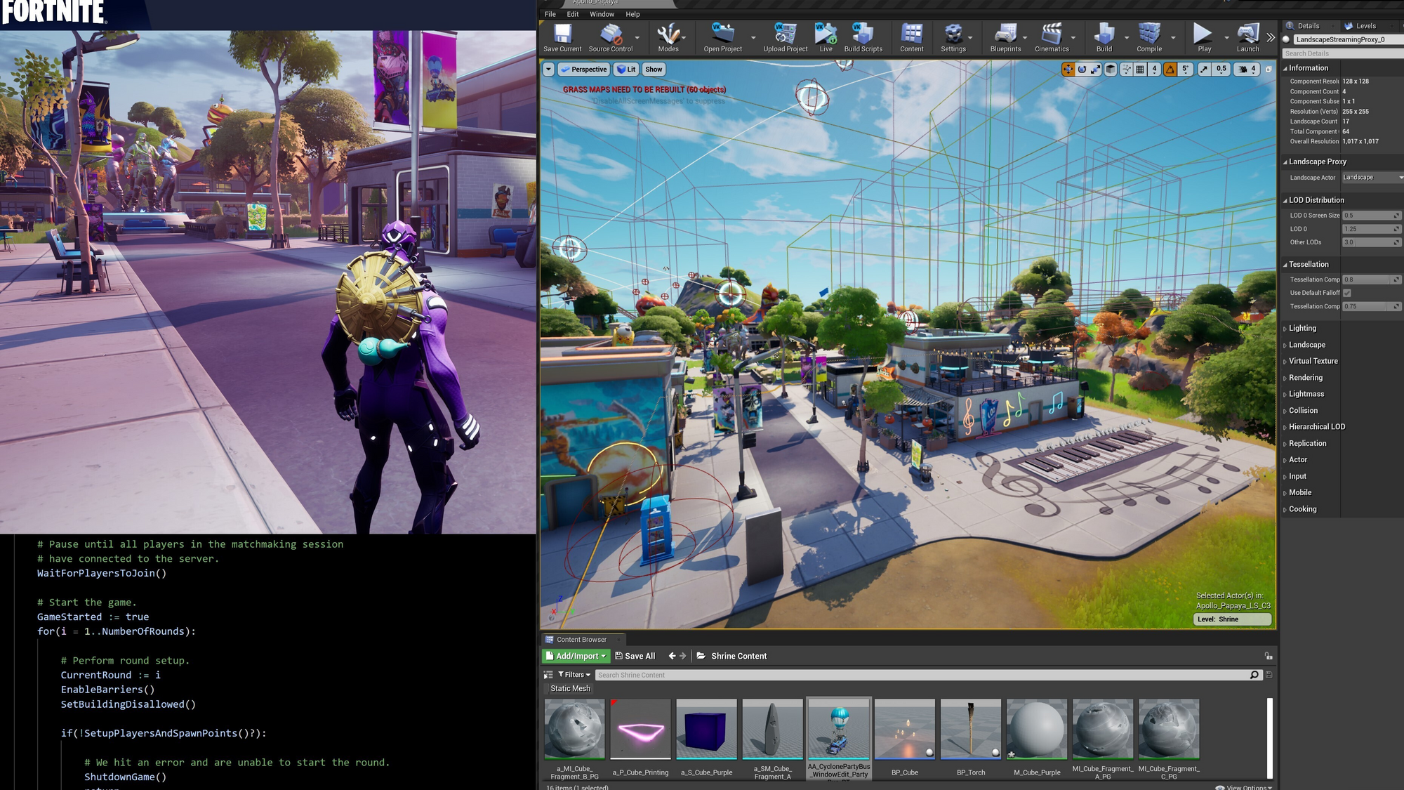 Fortnite Unreal Engine 5 Maps