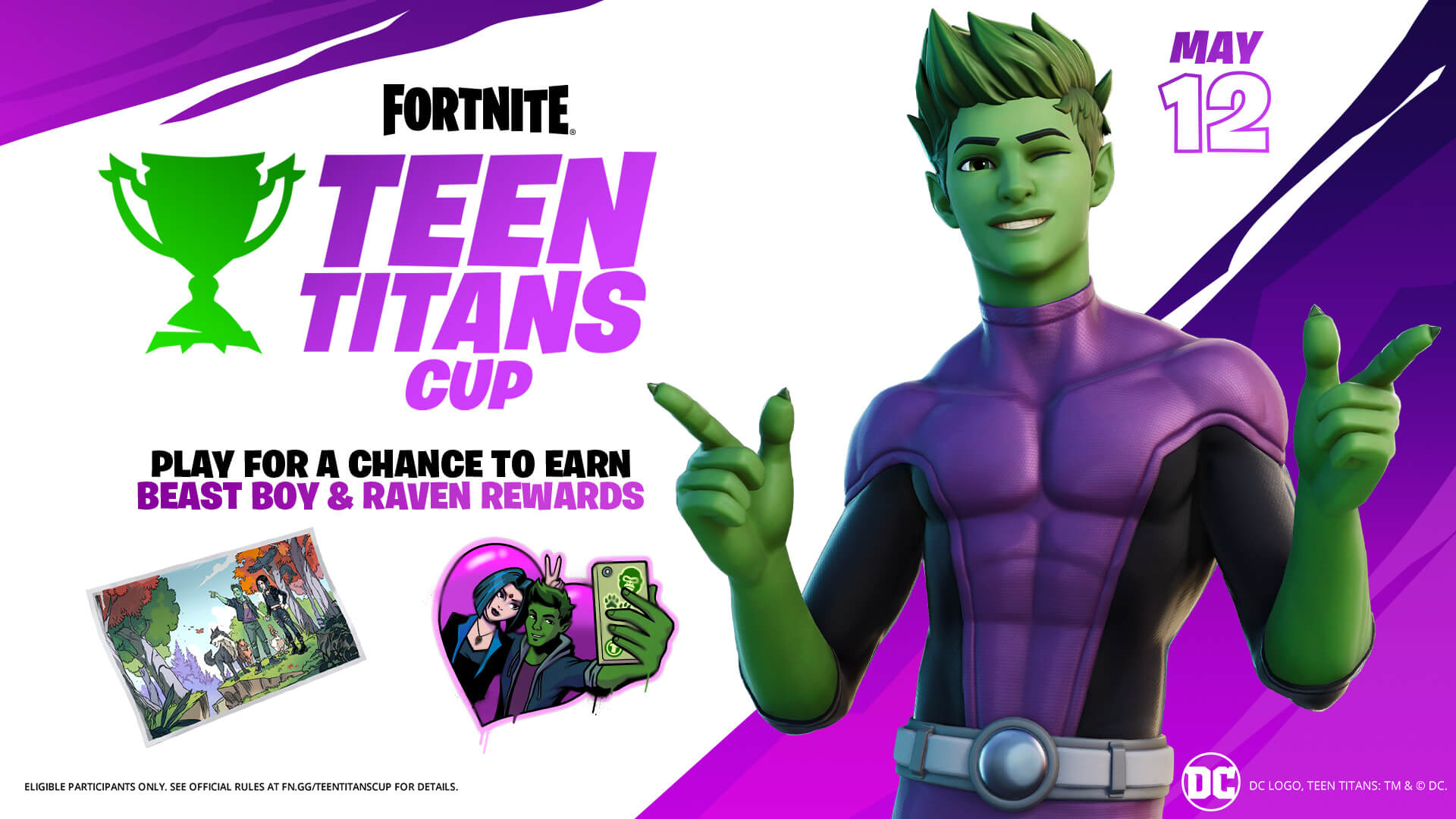 The Fortnite Teen Titans Cup takes place May 12