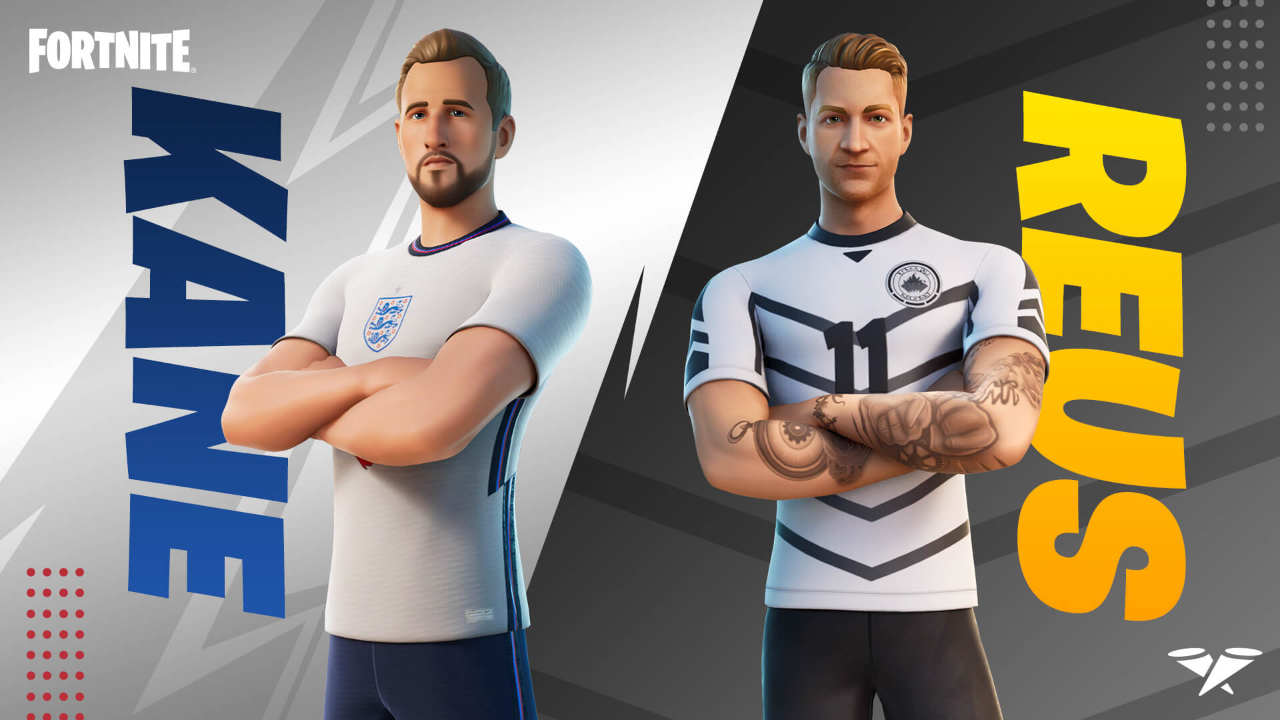 Harry Kane and Marco Reus join the Fortnite Icon Series