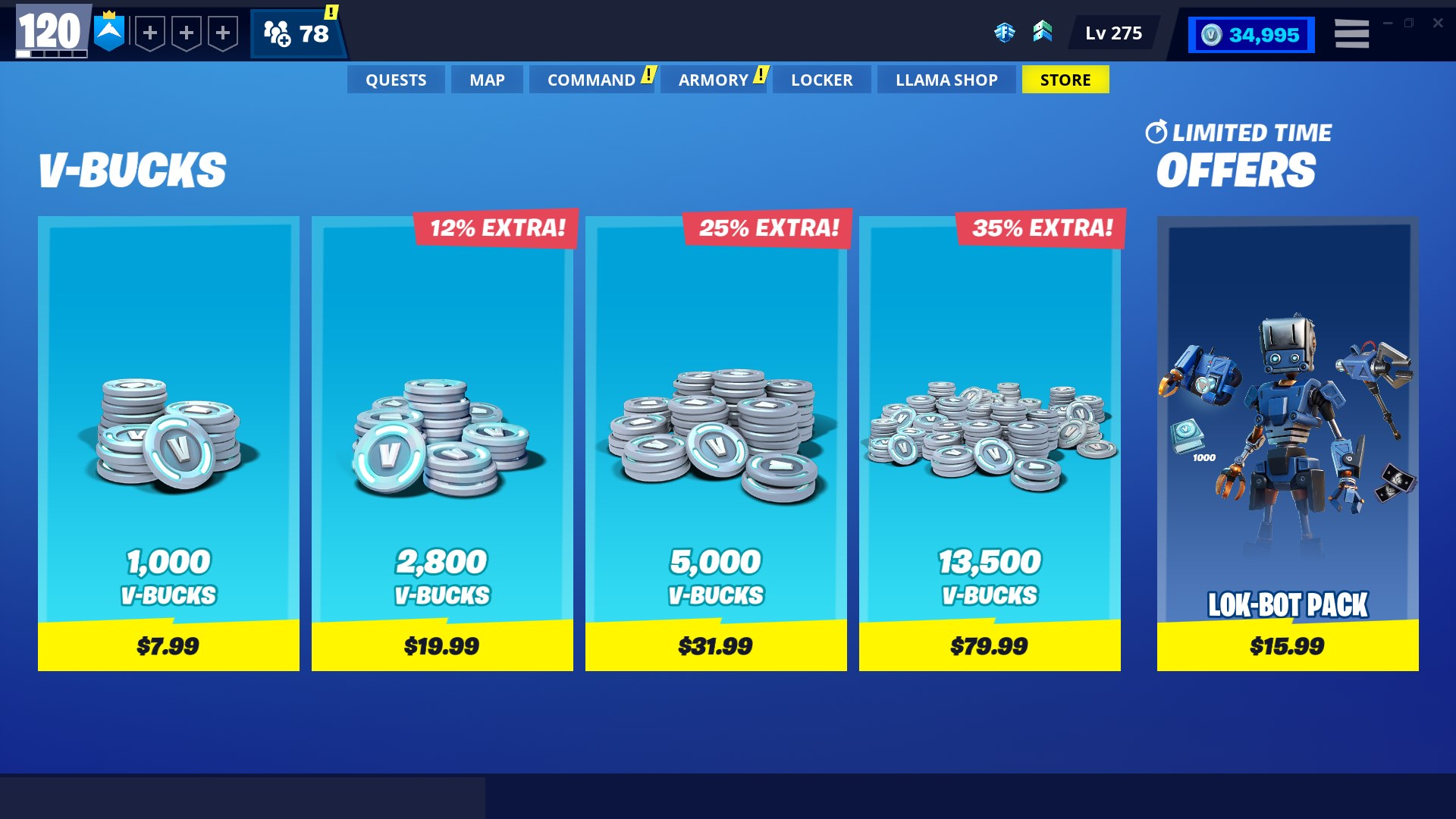 Fortnite save store the world price