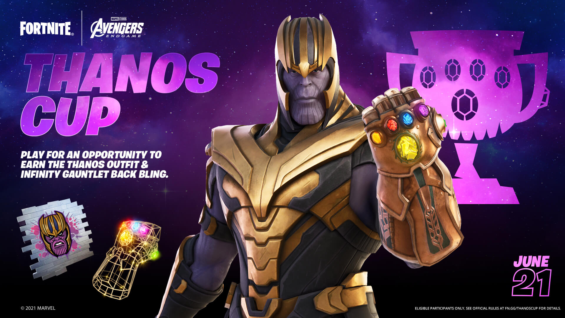 The Fortnite Thanos Cup takes place June 21
