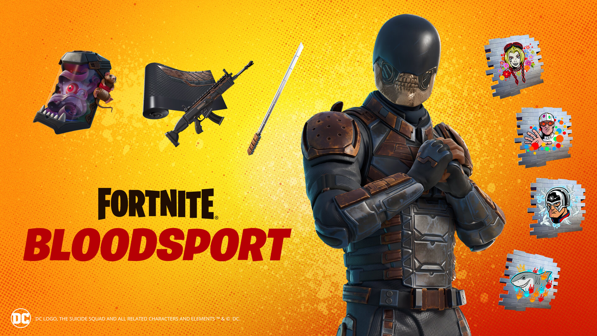 DC's Bloodsport has arrived in Fortnite