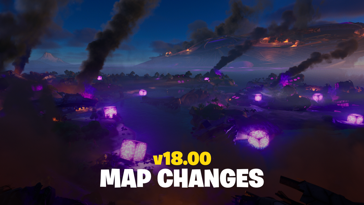 Fortnite v18.00 - Map Changes