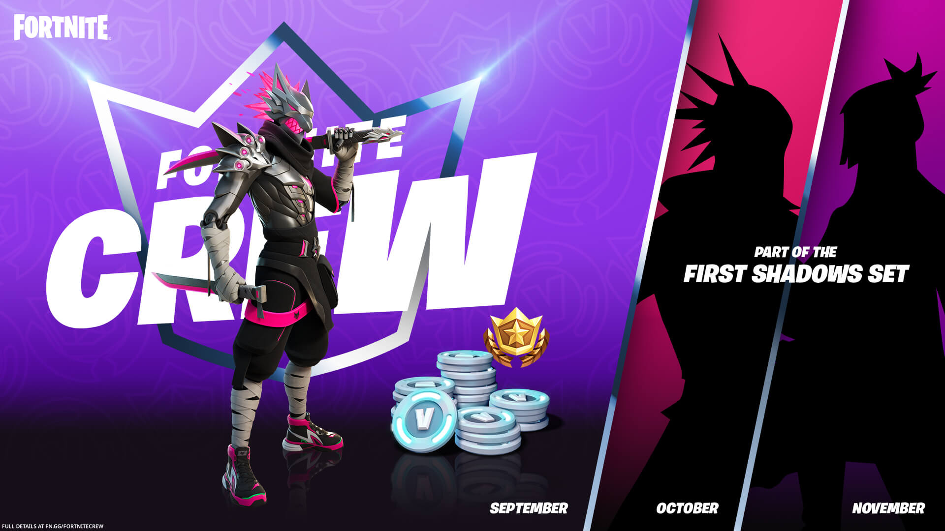 Fortnite Reveals the October 2021 Crew Pack: Chaos Origins