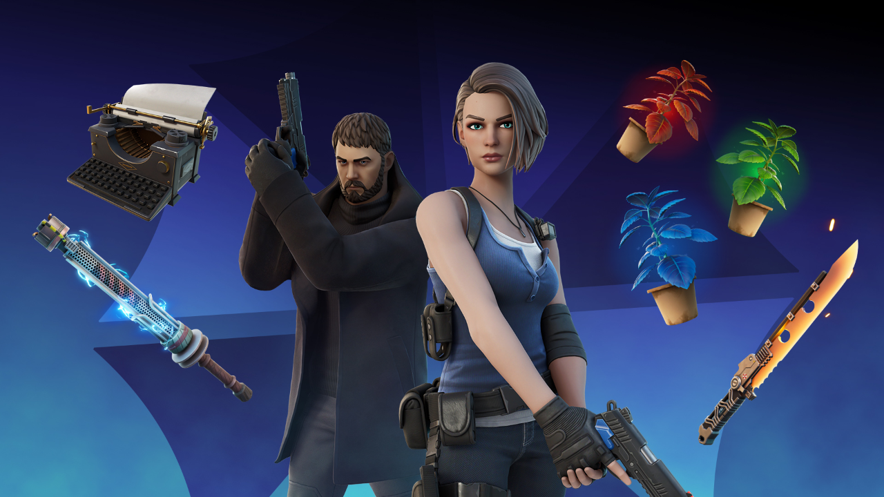 Chris Redfield and Jill Valentine join Fortnite in new Resident Evil collaboration