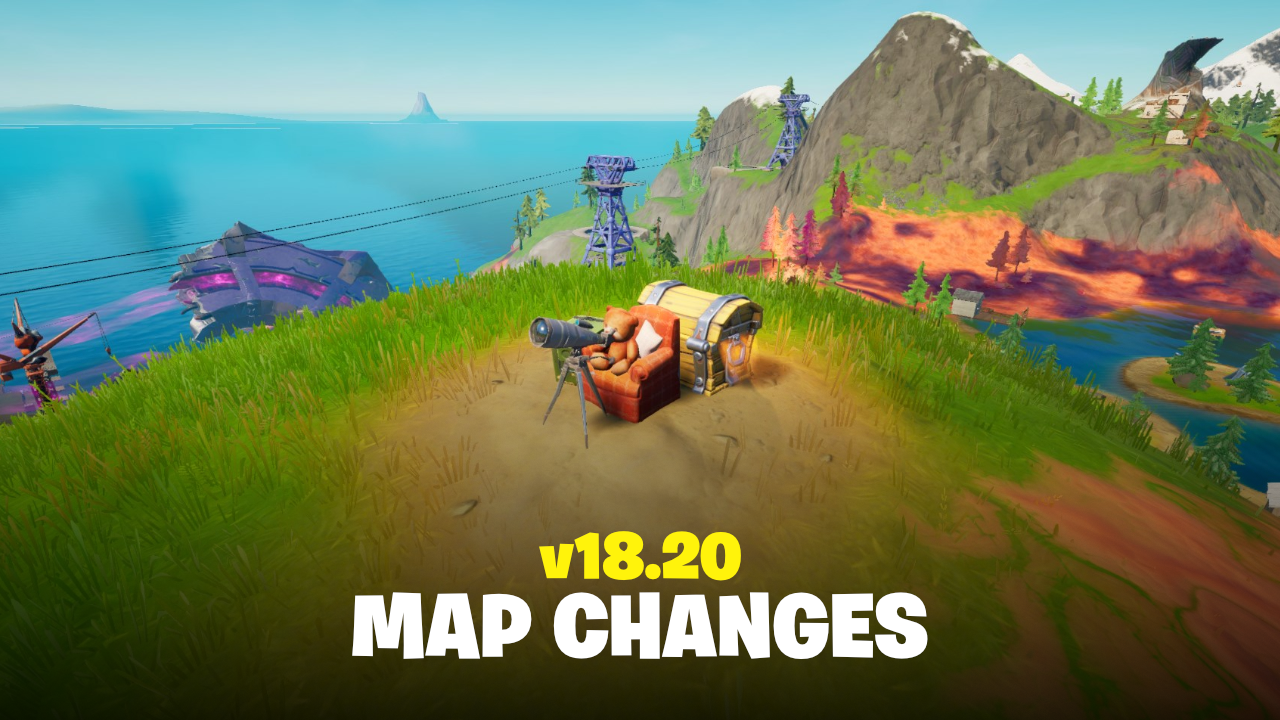 Fortnite v18.20 - Map Changes
