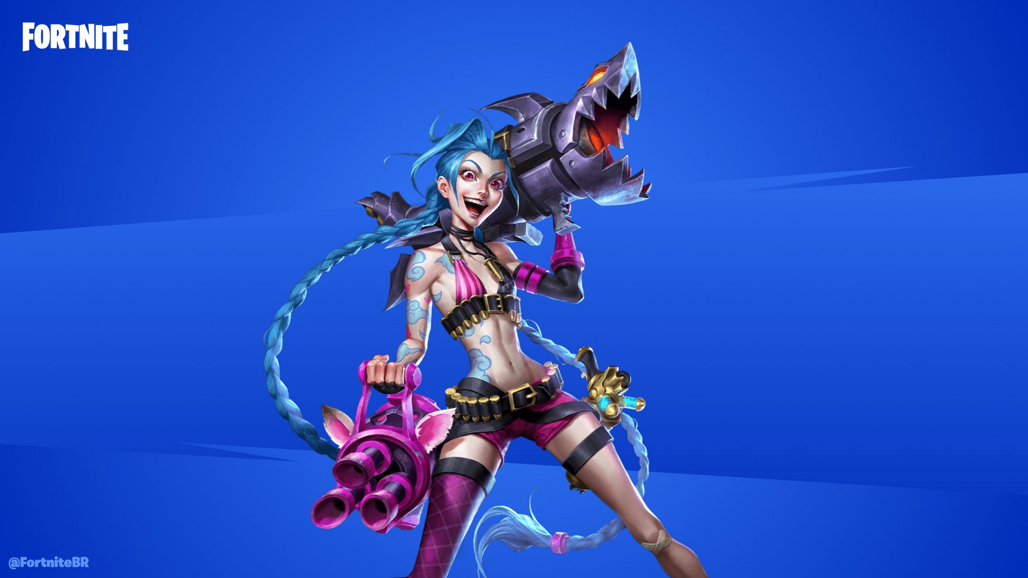 Fortnite x League of Legends Leaked Jinx to join the Island next week