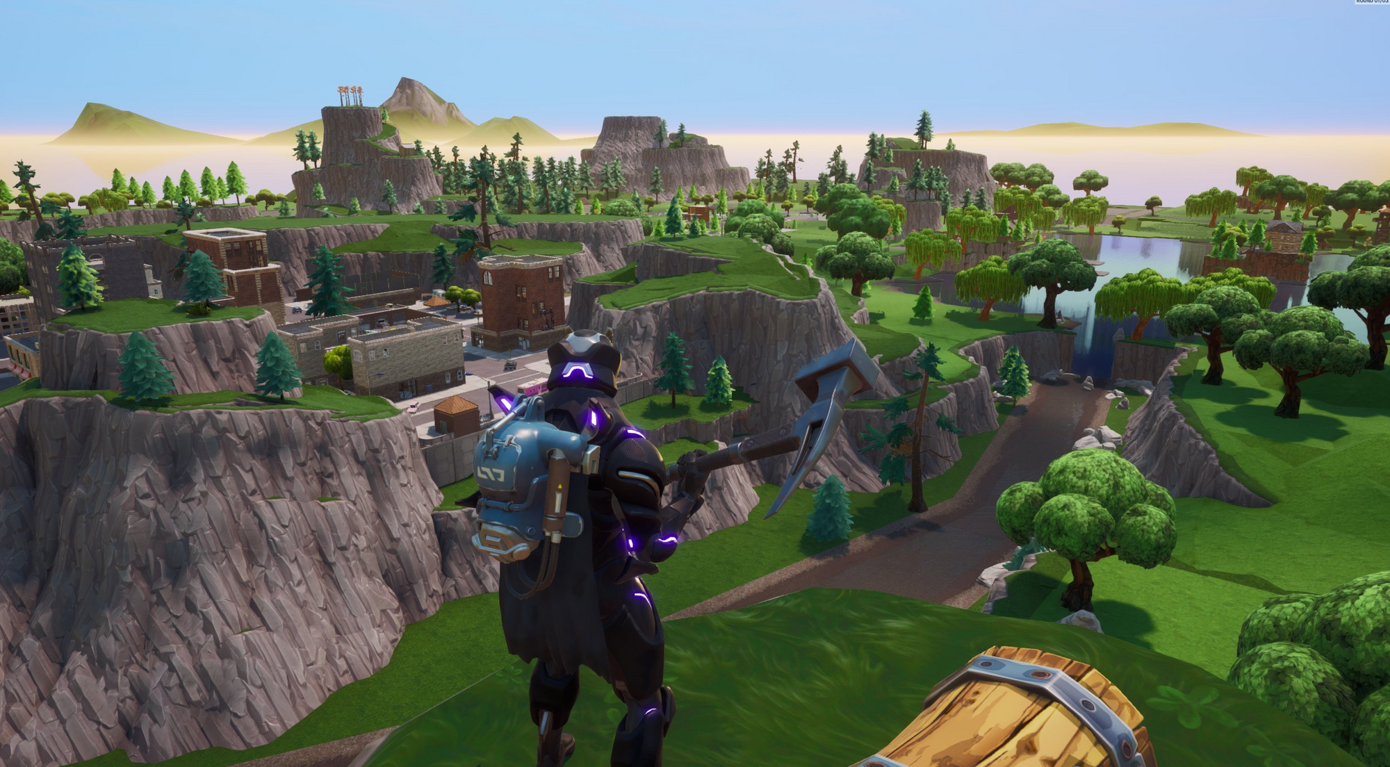 Fortnite Creative Builder recreates entire Chapter 1 Map
