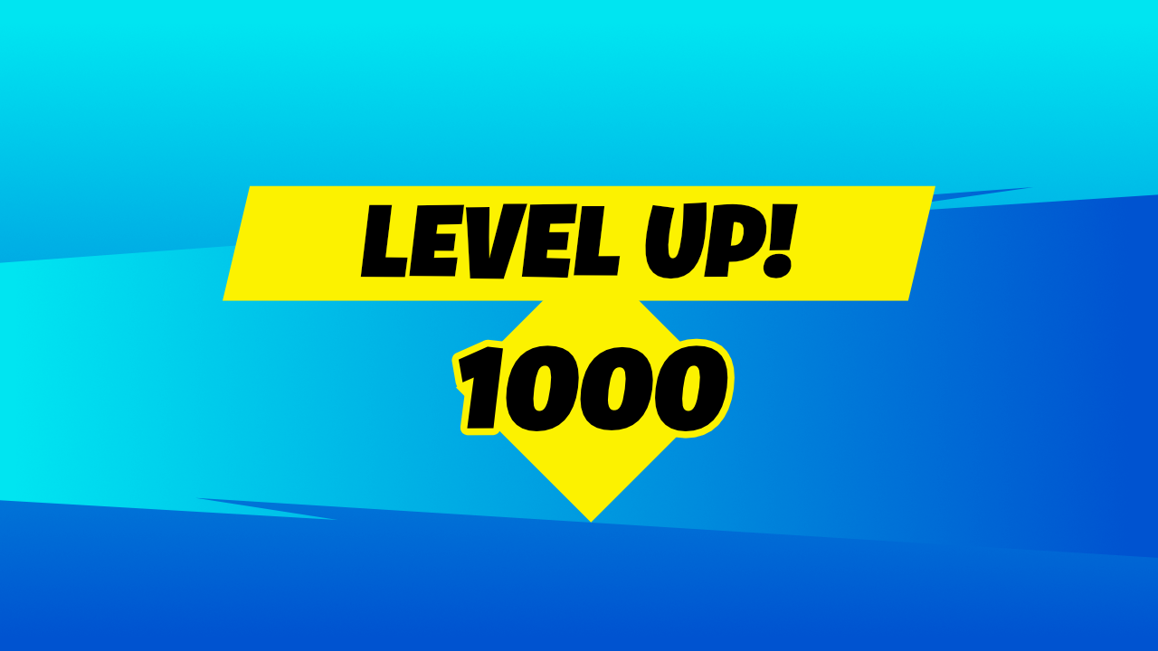 Fortnite YouTuber becomes the first to reach Level 1000 in the Game's ...