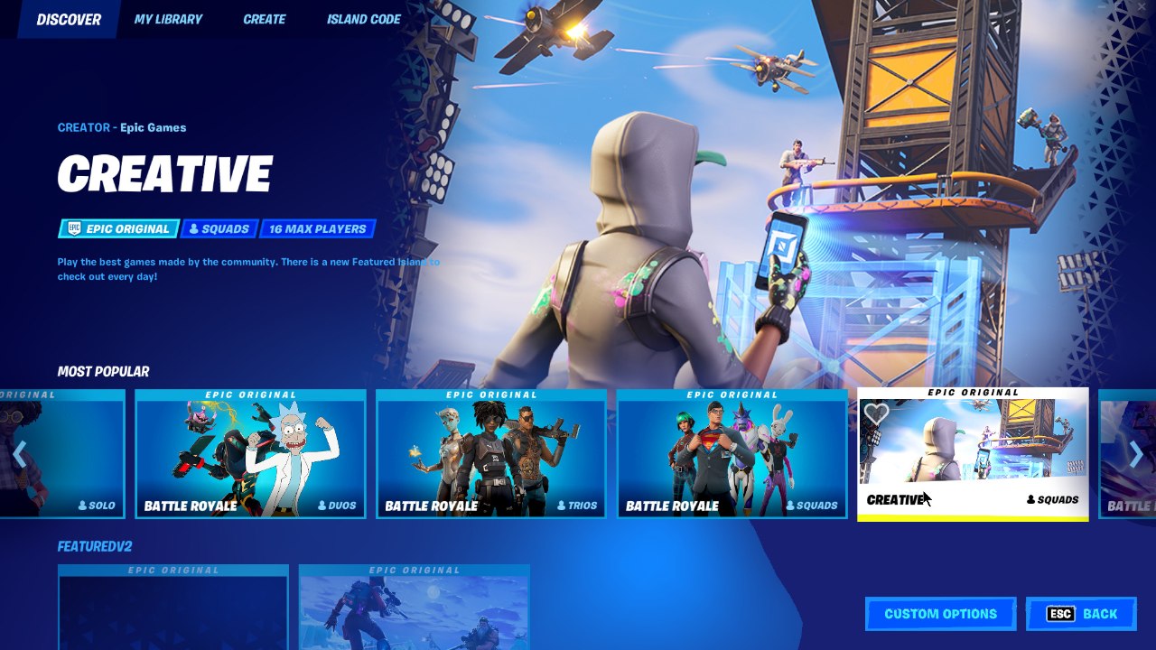 Fortnite dev responds to Discover Tab backlash, promises changes soon