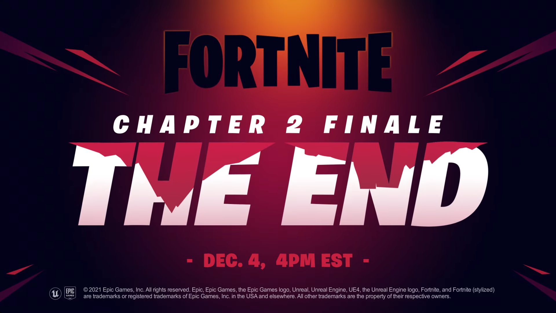 Fortnite officially announces Chapter 2 Finale Event: The End