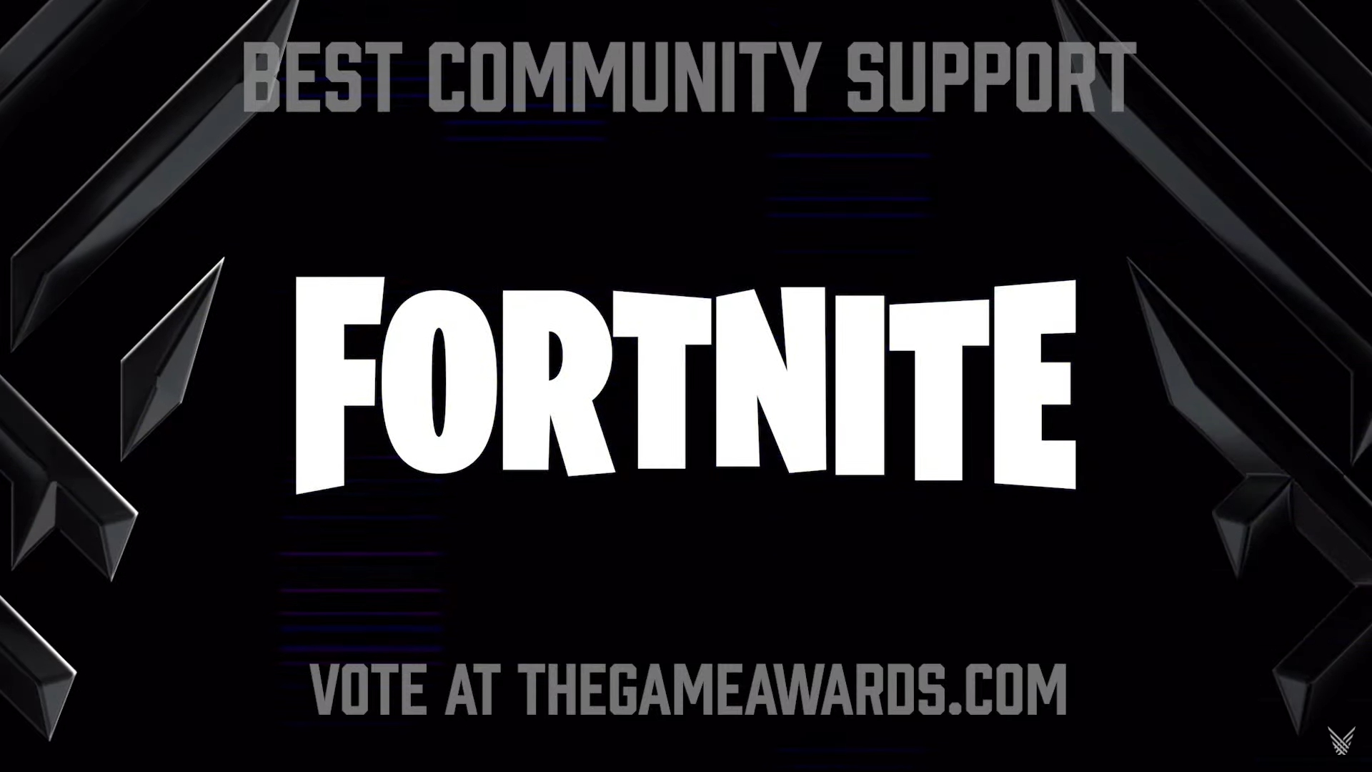 Fortnite Nominated for Two Categories at The Game Awards 2021