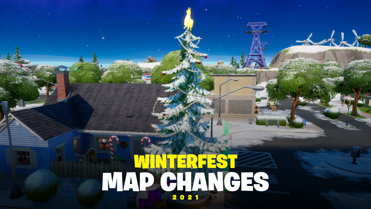 Fortnite Winterfest 2021 - Map Changes