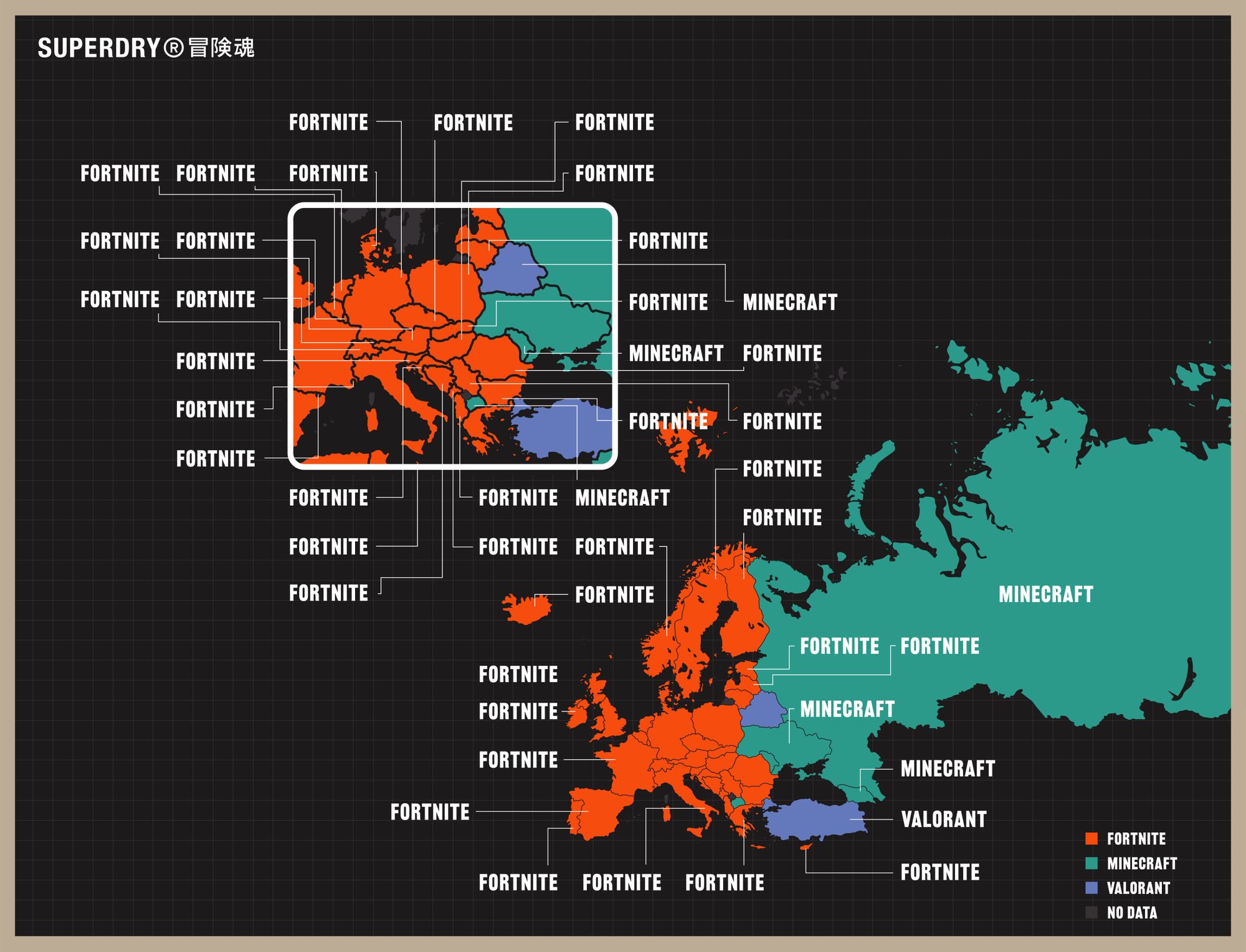 The Most Beloved Video Games across Europe