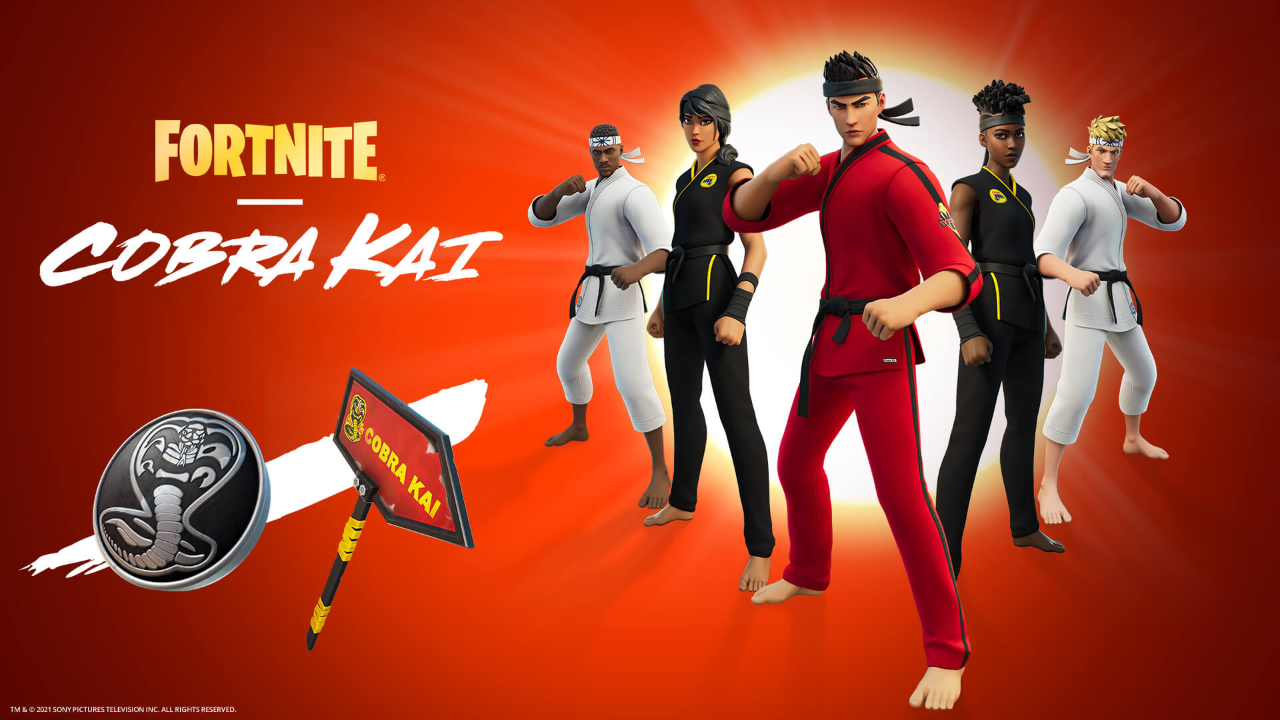 Cobra Kai has arrived in Fortnite