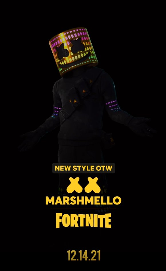 Marshmello Outfit To Return On December 14 With A New Style Fortnite News