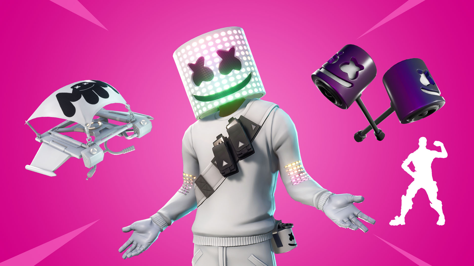 Marshmello Outfit to return on December 14 with a new Style | Fortnite News
