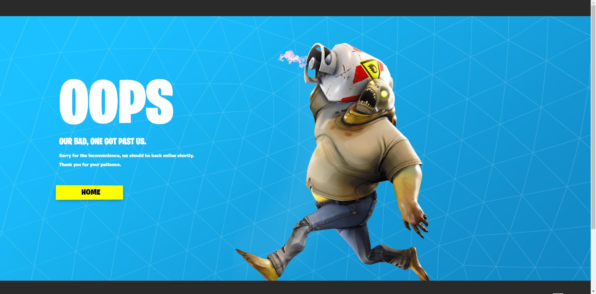 Epic Games leaks January 2022 Crew Pack, takes fortnite website offline