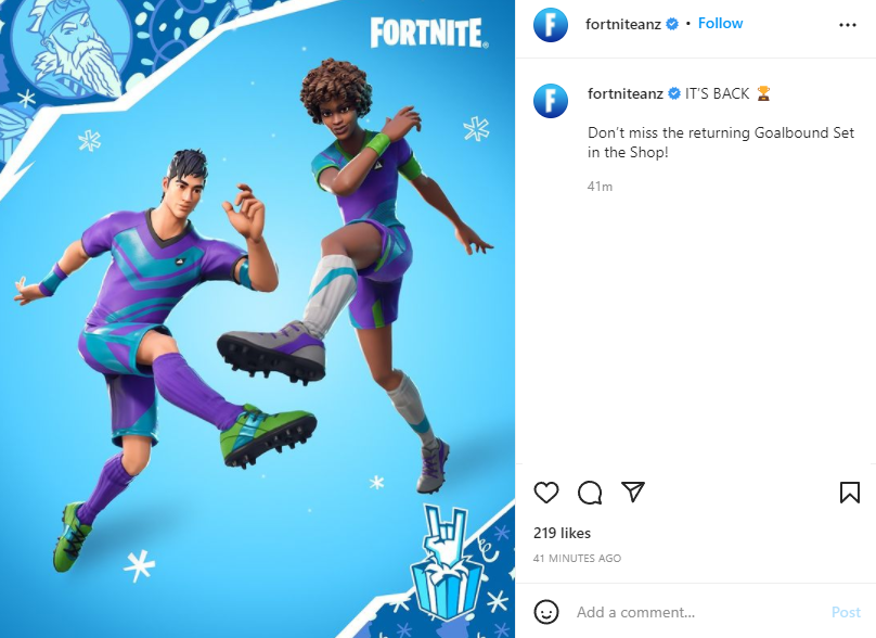 Fortnite leaks upcoming Item Shop on Instagram (again)